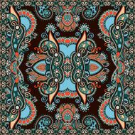 Traditional ornamental floral paisley bandanna N254