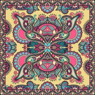 Traditional ornamental floral paisley bandanna N257