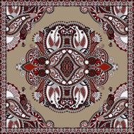 Traditional ornamental floral paisley bandanna N262