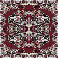 Traditional ornamental floral paisley bandanna N263