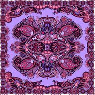 Traditional ornamental floral paisley bandanna N265