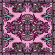 Traditional ornamental floral paisley bandanna N271