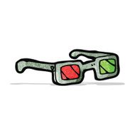 3D Glasses Cartoon N4
