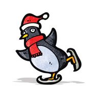 Cartoon Christmas Penguin N9