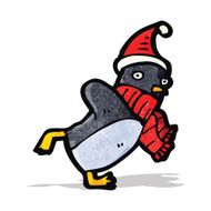 Cartoon Christmas Penguin N10