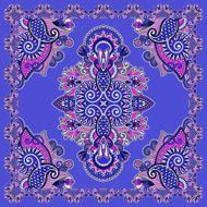 Traditional ornamental floral paisley bandanna N276
