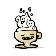 tea cup cartoon character N2