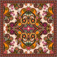 Traditional ornamental floral paisley bandanna N281