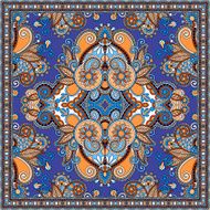 Traditional ornamental floral paisley bandanna N284