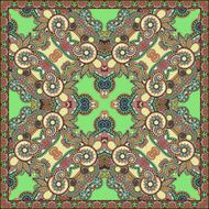 Traditional ornamental floral paisley bandanna N289