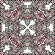 Traditional ornamental floral paisley bandanna N290