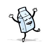 Cartoon Milk Carton N17