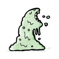 cartoon slime monster N3