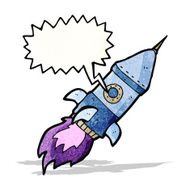 Cartoon Spaceship N5
