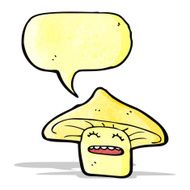 magic mushroom cartoon character