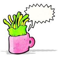 jellyfish in mug cartoon