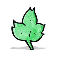 cartoon leaf symbol