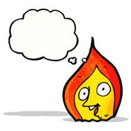 cartoon flame N5