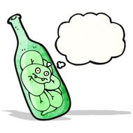 cartoon snake in bottle N3