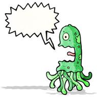 crazy squid cartoon