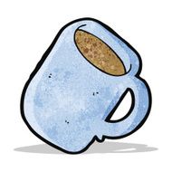 cartoon mug of coffee