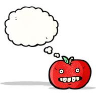 ugly apple cartoon N2