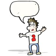 cartoon man in shirt number 2