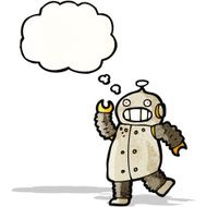 Cartoon Robot N68