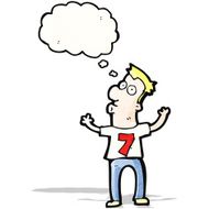 cartoon man in shirt number seven N2
