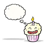 cartoon cupcake N27