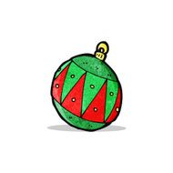 Cartoon Christmas Bauble N22