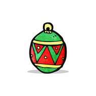 Cartoon Christmas Bauble N23