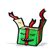 cartoon christmas present N21