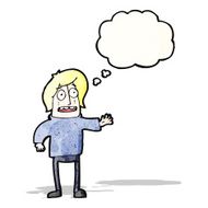cartoon man with thought bubble N3