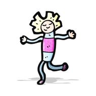 cartoon dancing doll