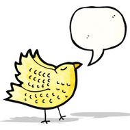cartoon tweeting bird N5