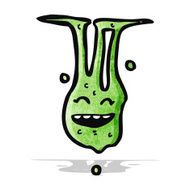 cartoon slime blob monster N3