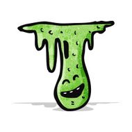 cartoon slime blob monster N4