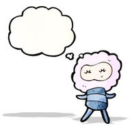 cute little cloud monster cartoon N4
