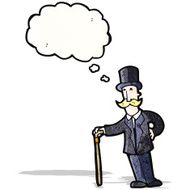 cartoon victorian man N5