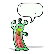 cartoon gross monster N9