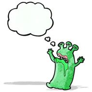 cartoon crazy alien N5