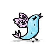 cartoon exotic bird N2