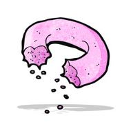 cartoon doughnut