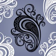 Seamless Ornate Pattern (Vector) Hand Drawn Texture N15