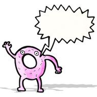 talking cartoon donut N2