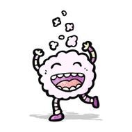 cartoon cloud monster N3