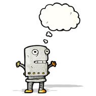 Cartoon Robot N75