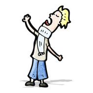 cartoon singing man N7