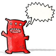 shouting alien cartoon